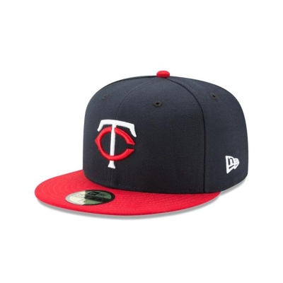 Sapca New Era Minnesota Twins MLB Authentic Collection 59FIFTY Fitted - Albastri